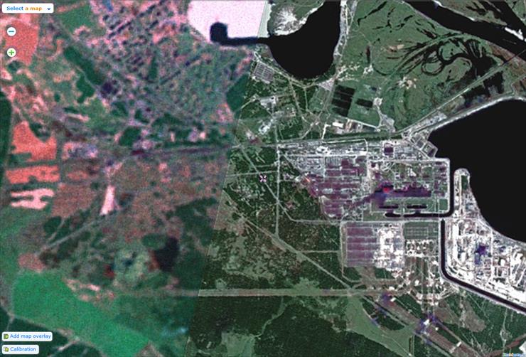 prezentacja - Satellite snapshot of Chernobyl NPP and vicinities of Pripyat 3 days after the accident in 1986.png