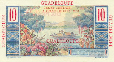 Banknoty Guadelupe - GuadeloupeP32-10Francs-1947-49-donatedfvt_b.jpg