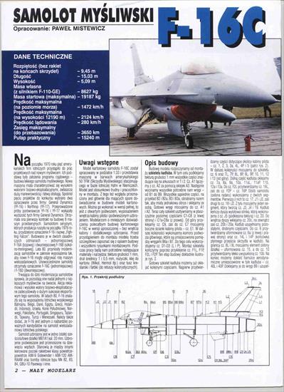 Mały Modelarz 1999.04-05 - Amerykański samolot myśliwski F-16C - B.jpg